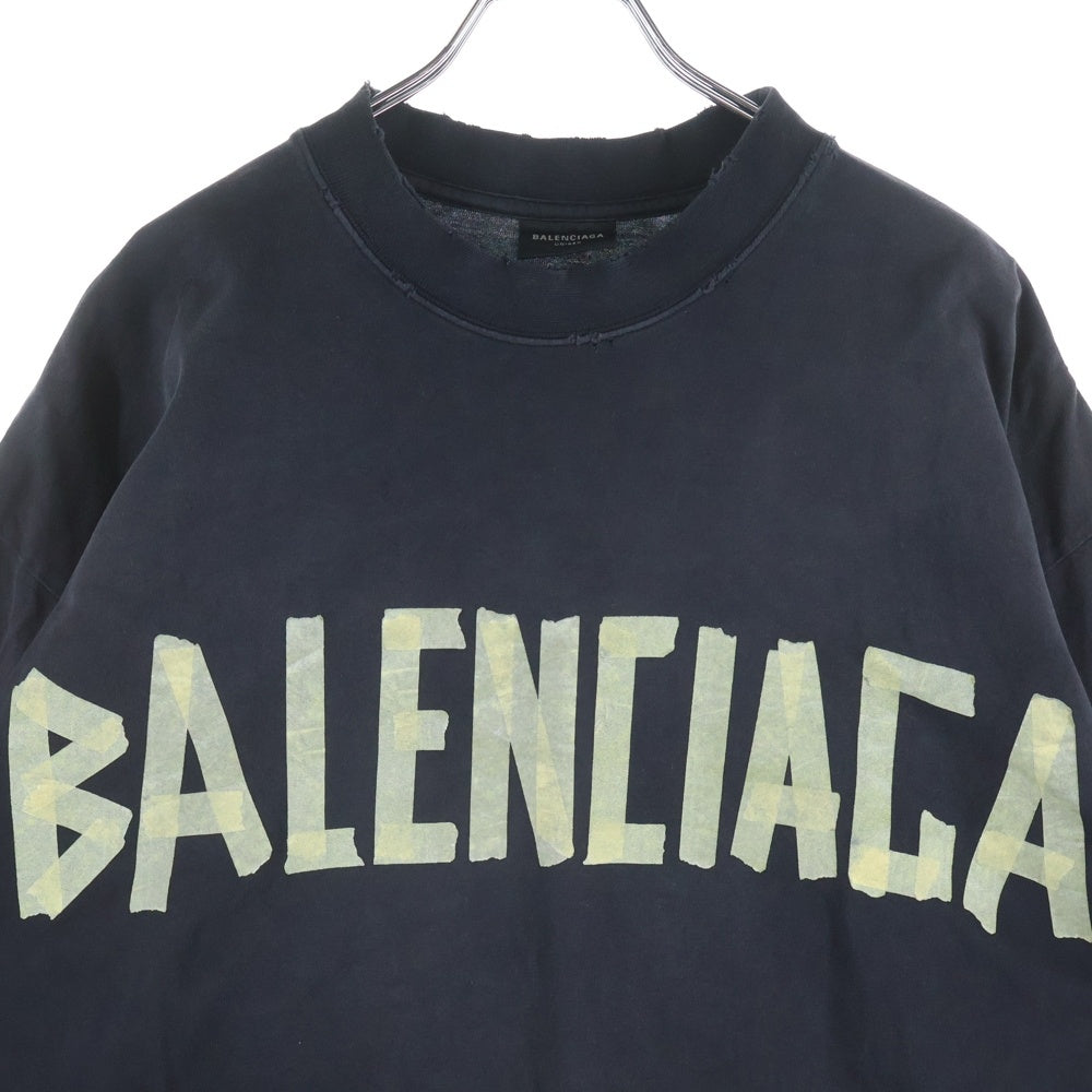 BALENCIAGA(バレンシアガ) Tape Type T-Shirt テープロゴプリント半袖T
