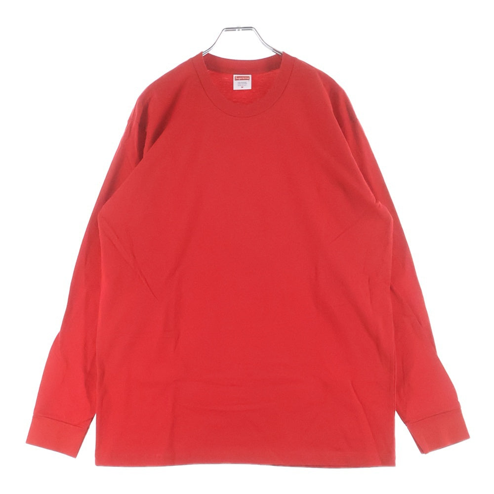 SUPREME(シュプリーム) Blank L/S Tee ブランク 無地長袖Tシャツ ロンT レッド