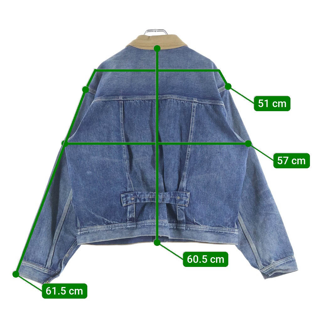 KITH(キス) ×New Manual LE COW BOY JACKET ニューマニュアル カウボーイデニムジャケット インディゴ