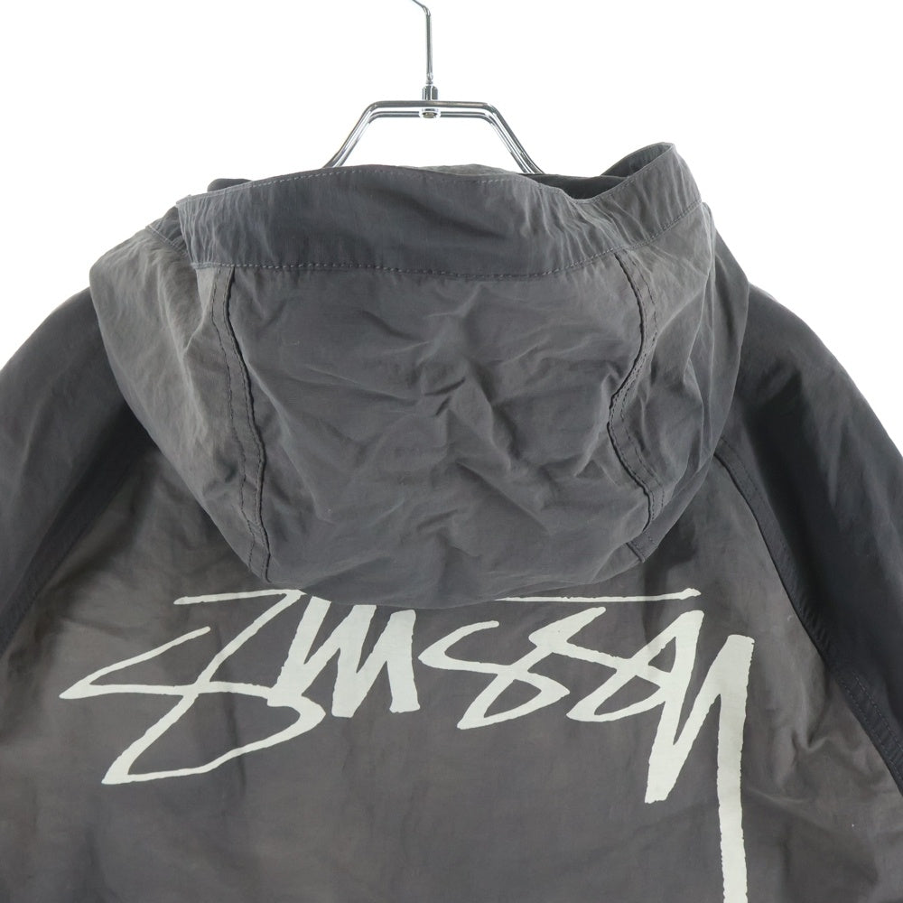STUSSY(ステューシー) Beach Shell Wave Dye ビーチシェルウェイブ シェルジャケット グレー 115745