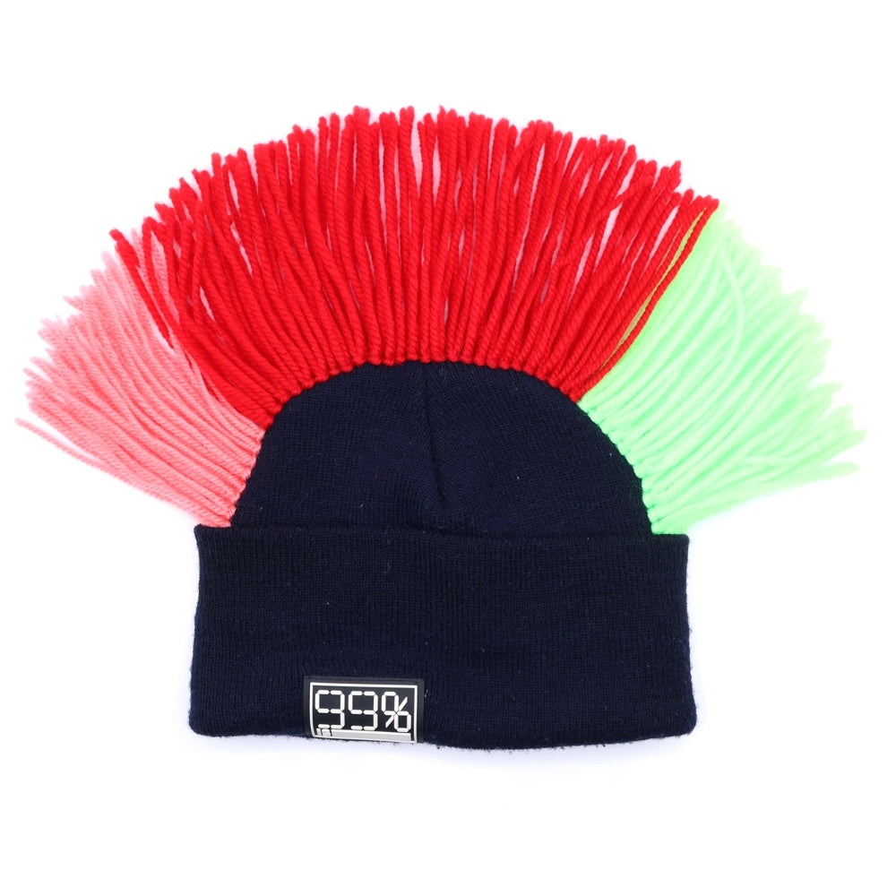 99%is(ナインティナインパーセントイズ) Mohican Beanie モヒカン ビーニー ニット帽 ブラック