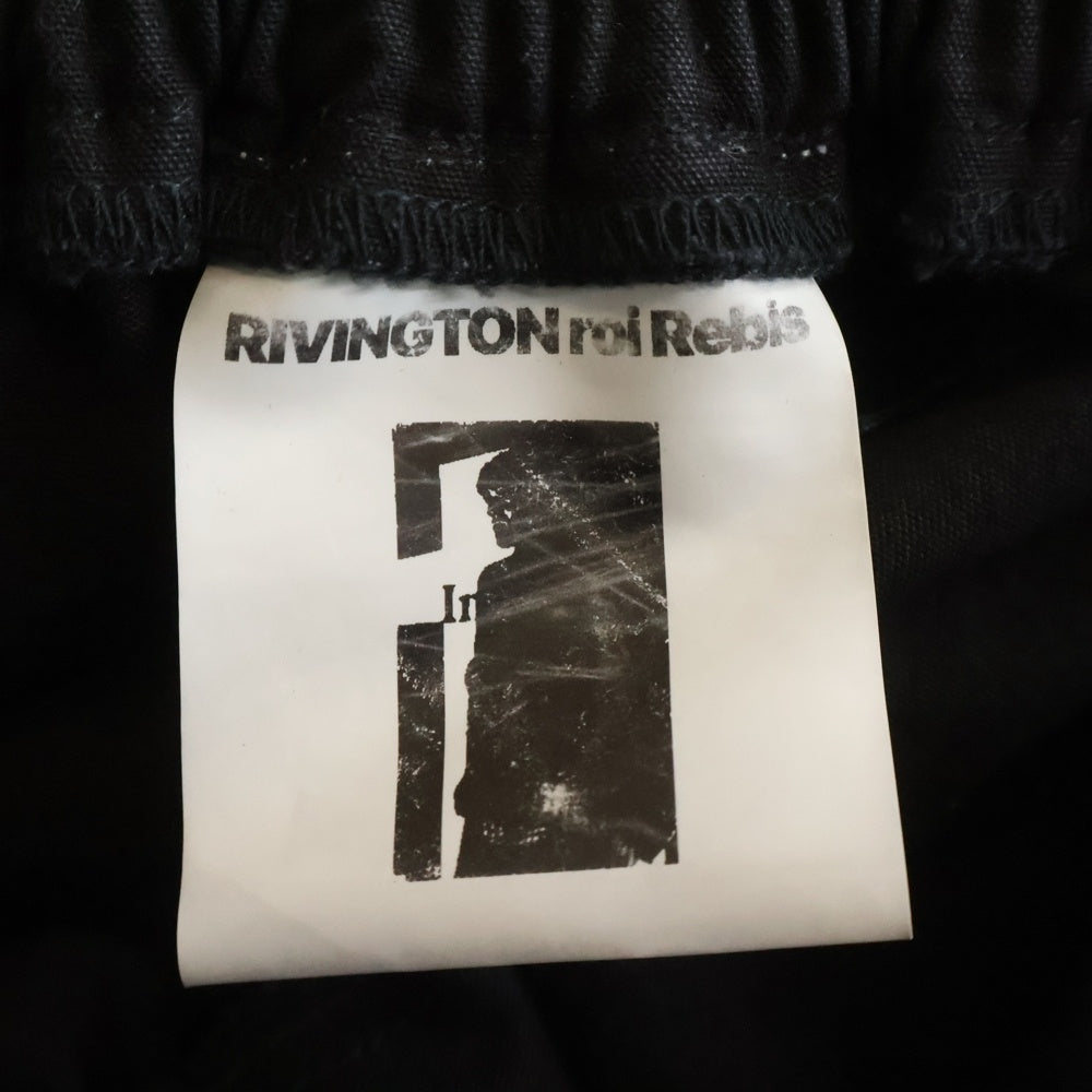 RIVINGTON roi Rebis(リヴィントンロイレビス ) Trappist Penta Pant トラピスト ペンタ サイドライン パンツ ブラック