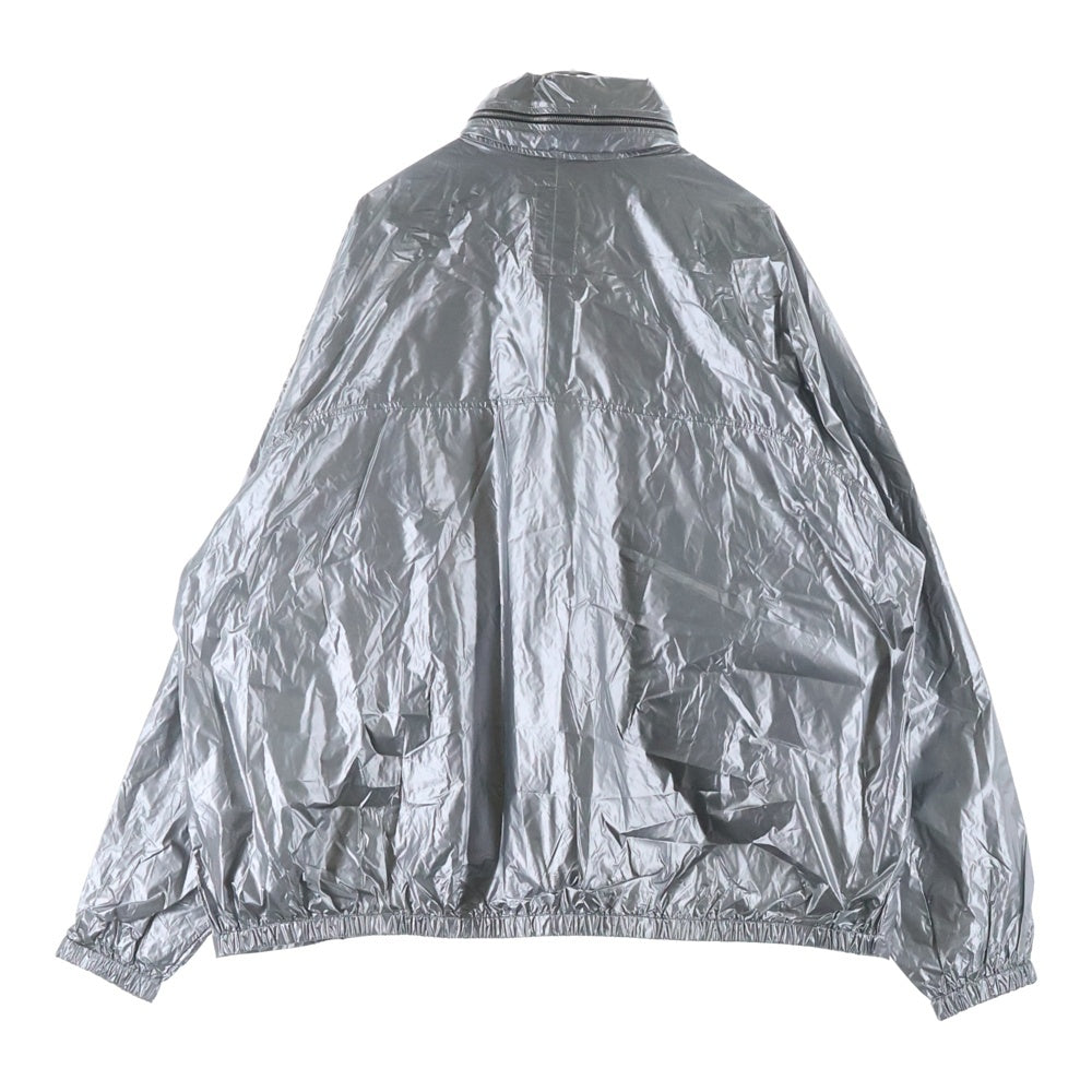Rick Owens(リックオウエンス) ×Champion JUMBO WINDBREAKER チャンピオン ジャンボ ウィンドブレーカー ナイロンジャケット シルバー CW01D0468-CHNYS