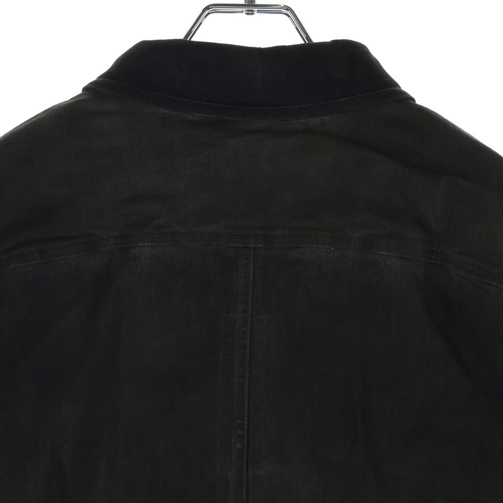 DRKSHDW(ダークシャドウ) OUTERSHIRT コーティング加工 長袖デニムシャツ デニムジャケット グレー DU01C6755-SDK