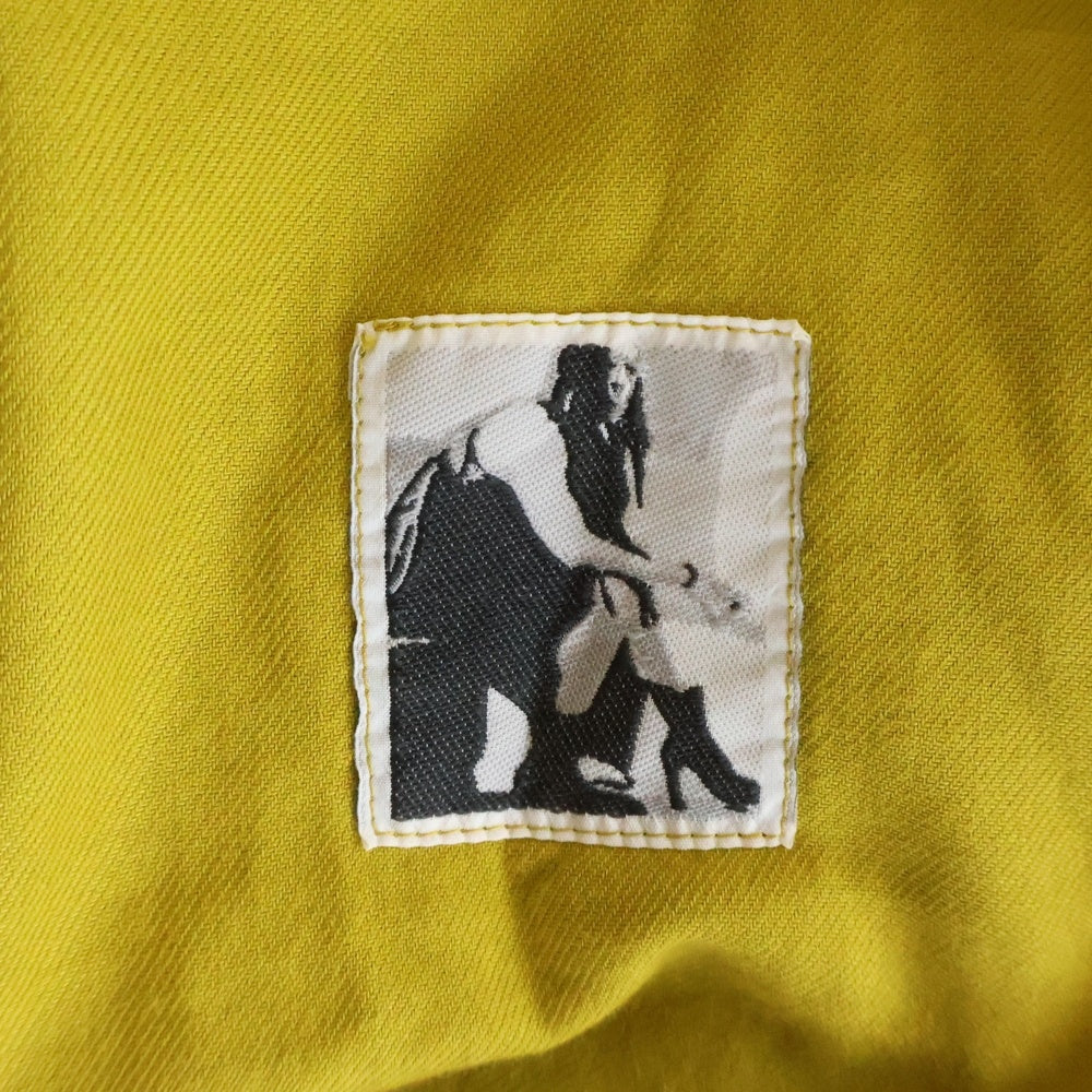 DRKSHDW(ダークシャドウ) OUTERSHIRT アウターシャツ 長袖シャツ イエロー DU02D2296-CFL