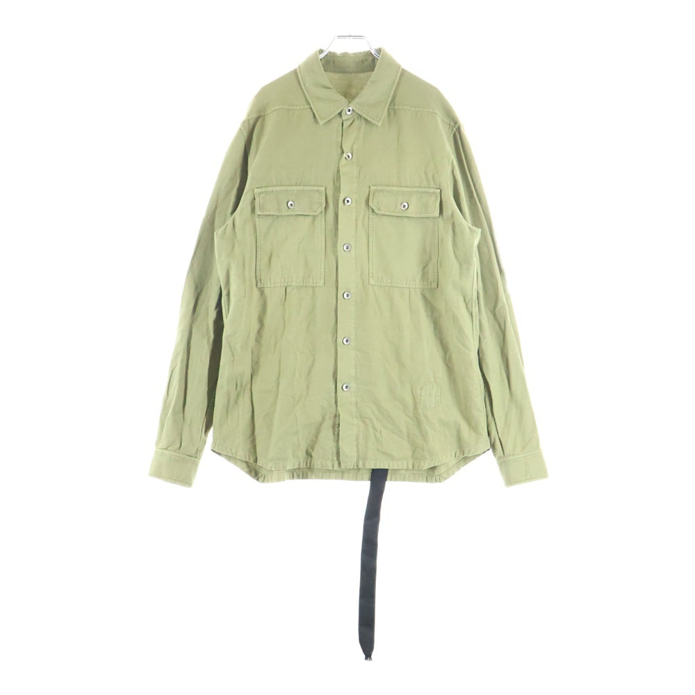 DRKSHDW(ダークシャドウ) OUTERSHIRT アウターシャツ 長袖シャツ グリーン DU02D2296-CFL