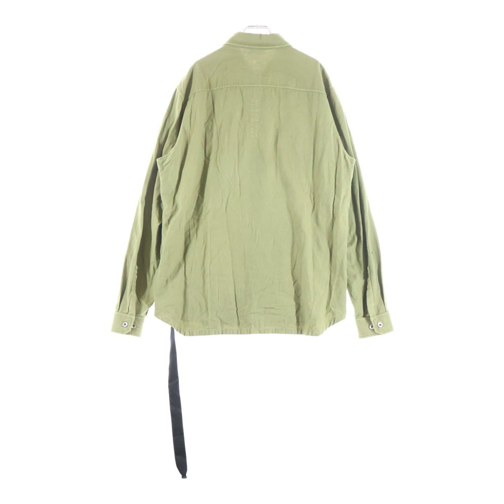 DRKSHDW(ダークシャドウ) OUTERSHIRT アウターシャツ 長袖シャツ グリーン DU02D2296-CFL