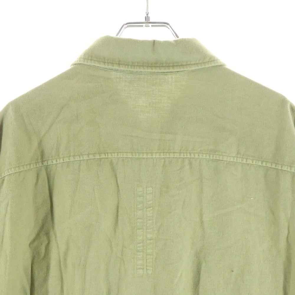 DRKSHDW(ダークシャドウ) OUTERSHIRT アウターシャツ 長袖シャツ グリーン DU02D2296-CFL