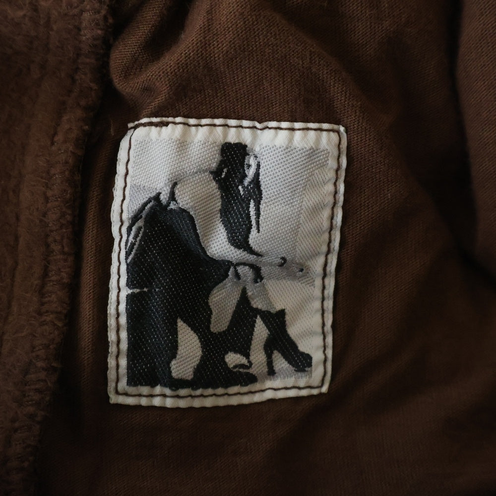 DRKSHDW(ダークシャドウ) PUSHER PANTS プッシャーパンツ ワイドスウェットパンツ ブラウン DS02D2336-F