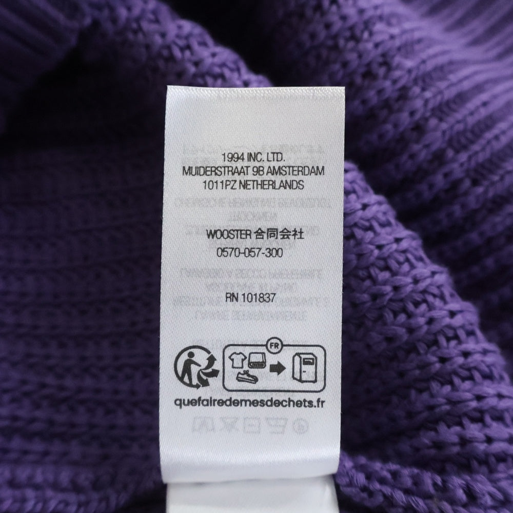 SUPREME(シュプリーム) 25SS Old English Printed Sweater オールドイングリッシュ クルーネックニットセーター パープル