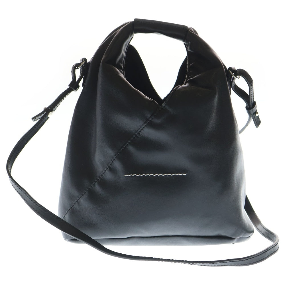 Maison Margiela(メゾンマルジェラ) Japanese ジャパニーズ ナノ フェイクレザー ショルダーバッグ ブラック S41WD0040 レディース
