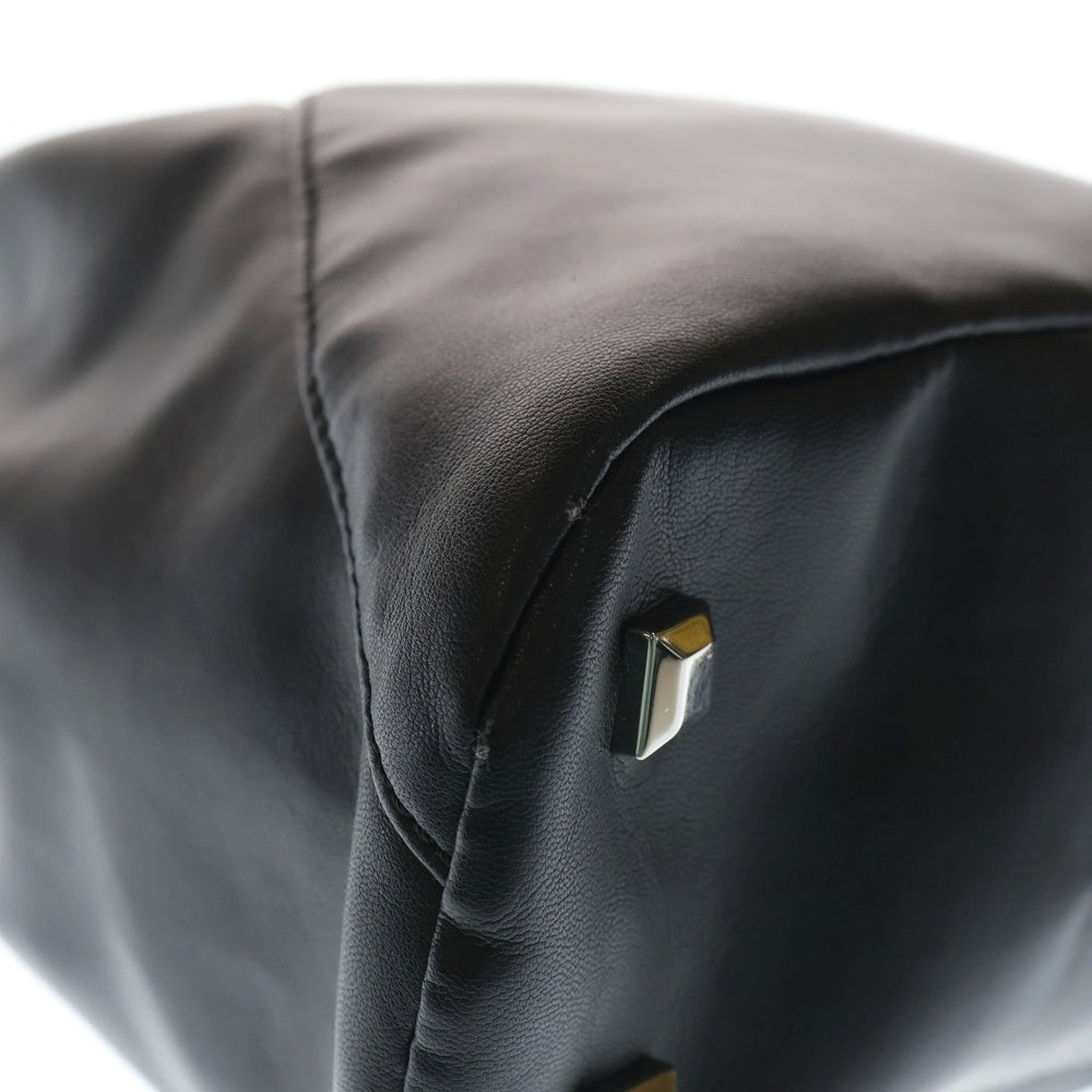 Maison Margiela(メゾンマルジェラ) Japanese ジャパニーズ ナノ フェイクレザー ショルダーバッグ ブラック S41WD0040 レディース