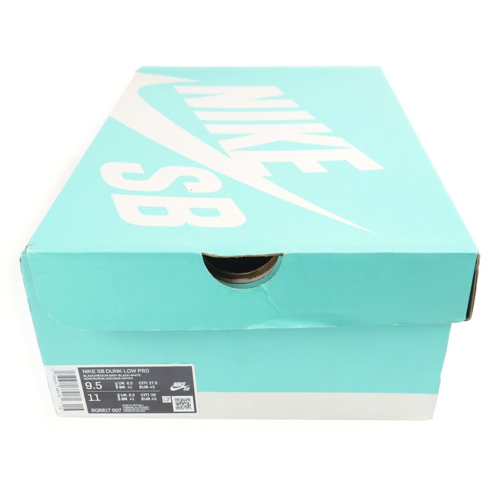 NIKE(ナイキ) DUNK LOW PRO SHADOW ダンクロープロシャドー ローカットスニーカー ブラック US9.5/27.5cm BQ6817-007