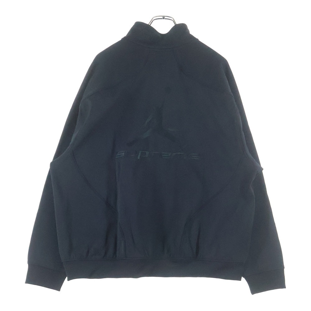 SUPREME(シュプリーム) 24AW ×Jordan Tricot Track Jacket ジョーダン トリコット ジップアップ トラックジャケット ブラック HF0830-010