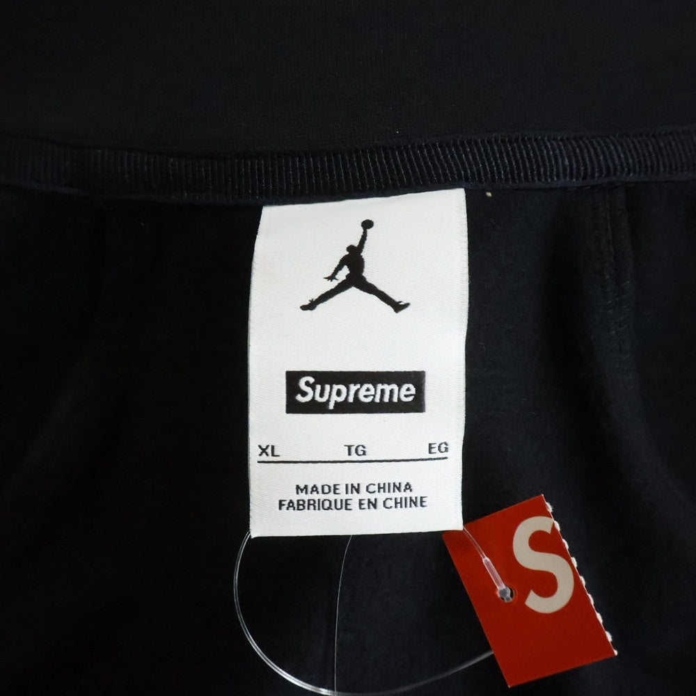 SUPREME(シュプリーム) 24AW ×Jordan Tricot Track Jacket ジョーダン トリコット ジップアップ トラックジャケット ブラック HF0830-010