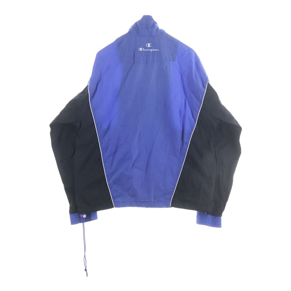 CHAMPION(チャンピオン) Half Zip Nylon Jacket ハーフジップナイロンジャケット ブルー