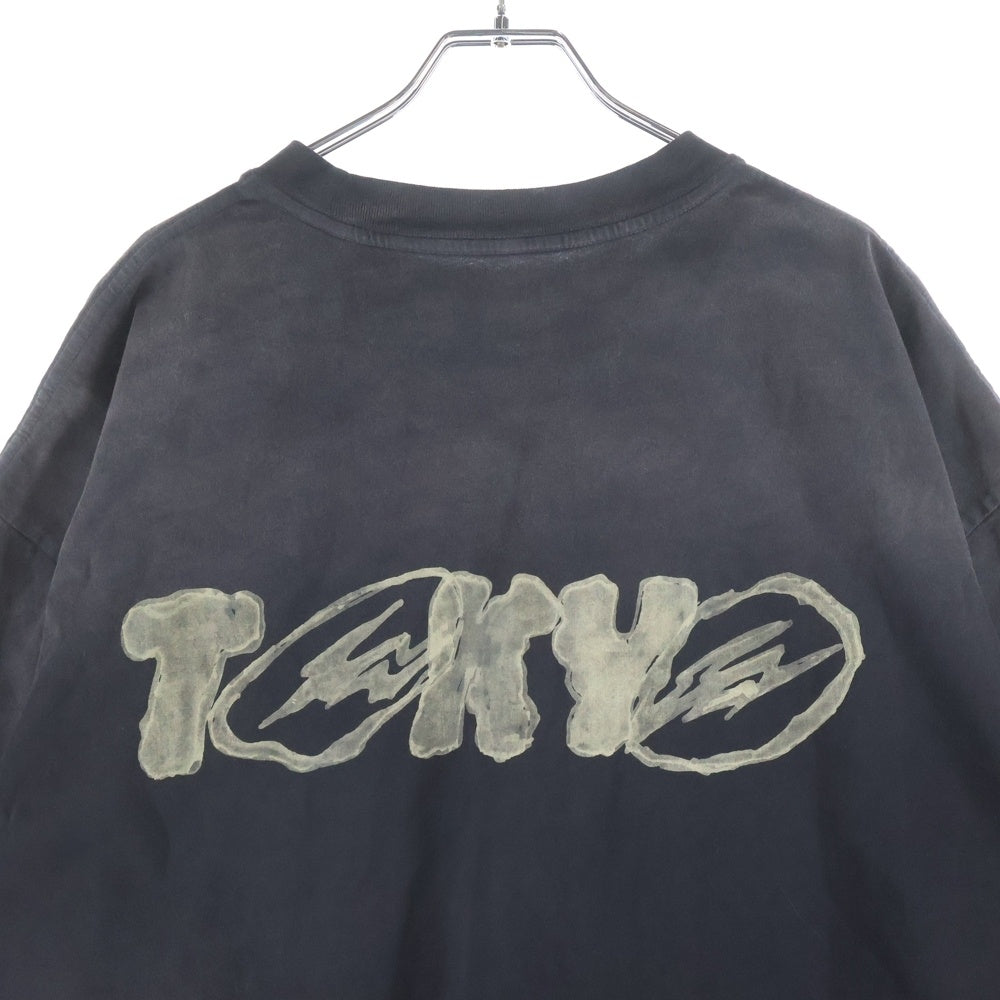 Cactus Jack(カクタスジャック) ×Fragment ×TM/KK フラグメント トリプルネーム キャラクタープリント 半袖 Tシャツ ブラック