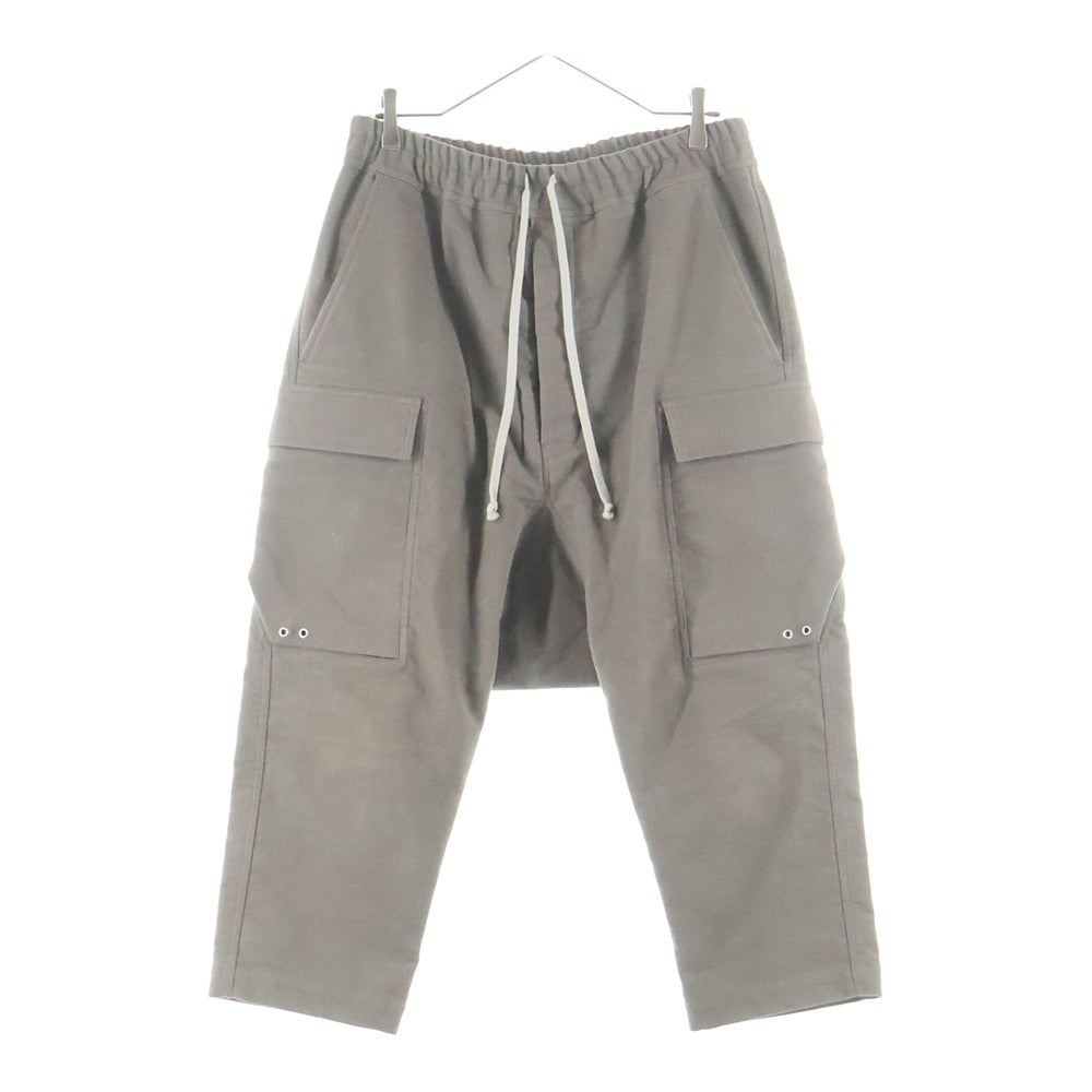 Rick Owens(リックオウエンス) 23AW Cargo Cropped Pants クロップドカーゴパンツ ブラウン RU02C7385-TB