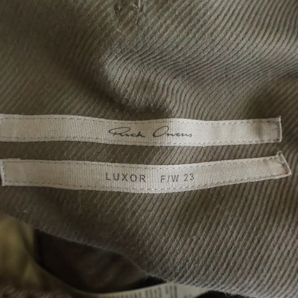 Rick Owens(リックオウエンス) 23AW Cargo Cropped Pants クロップドカーゴパンツ ブラウン RU02C7385-TB