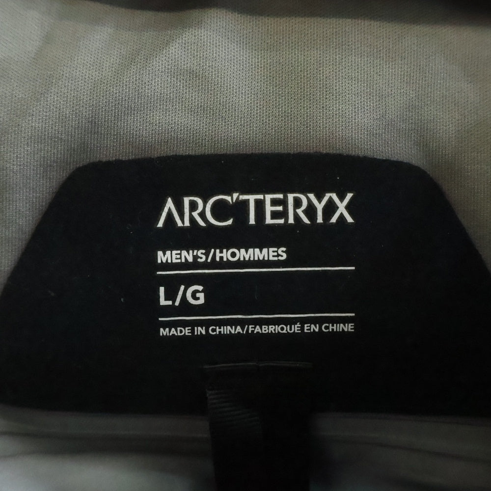 ARC'TERYX(アークテリクス) 23SS BETA JACKET ベータ ロゴ刺繍 ナイロンジャケット マウンテンパーカー ブラック X000007584
