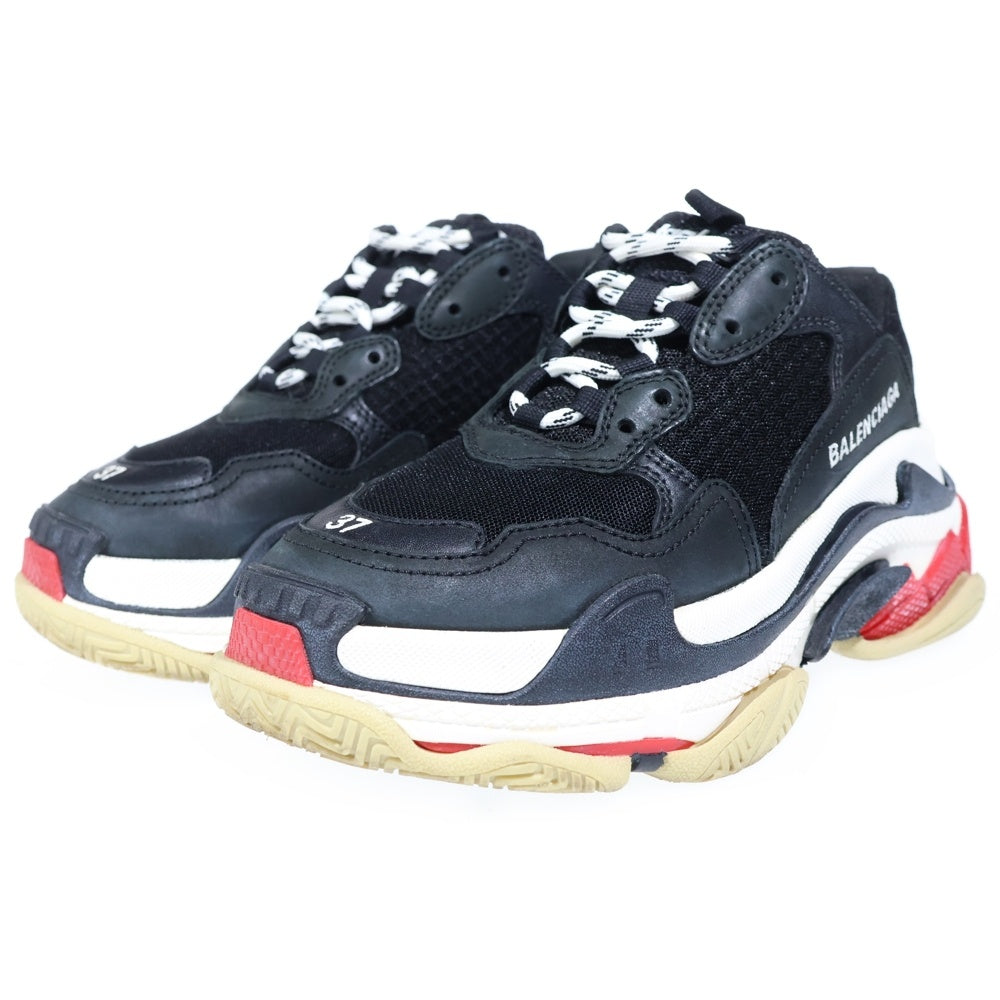 BALENCIAGA(バレンシアガ) RIPRE S トリプルS ローカットスニーカー ダッドスニーカー ブラック レディース 524037