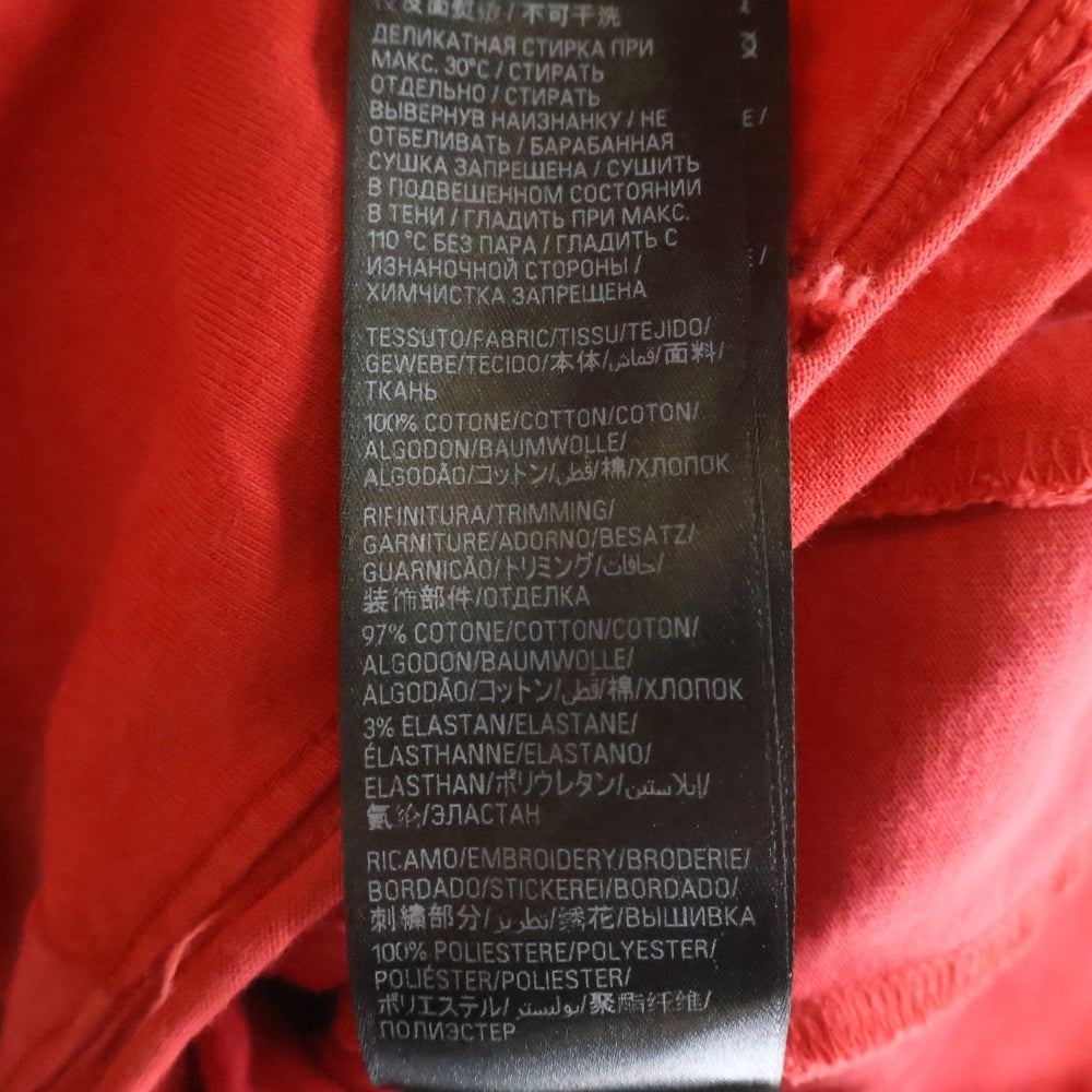 BALENCIAGA(バレンシアガ) I Love Upcycled Long Sleeve T Shirt アイ ラブ アップサイクル ロングスリーブ 長袖Tシャツ レッド 727029 TNVT1