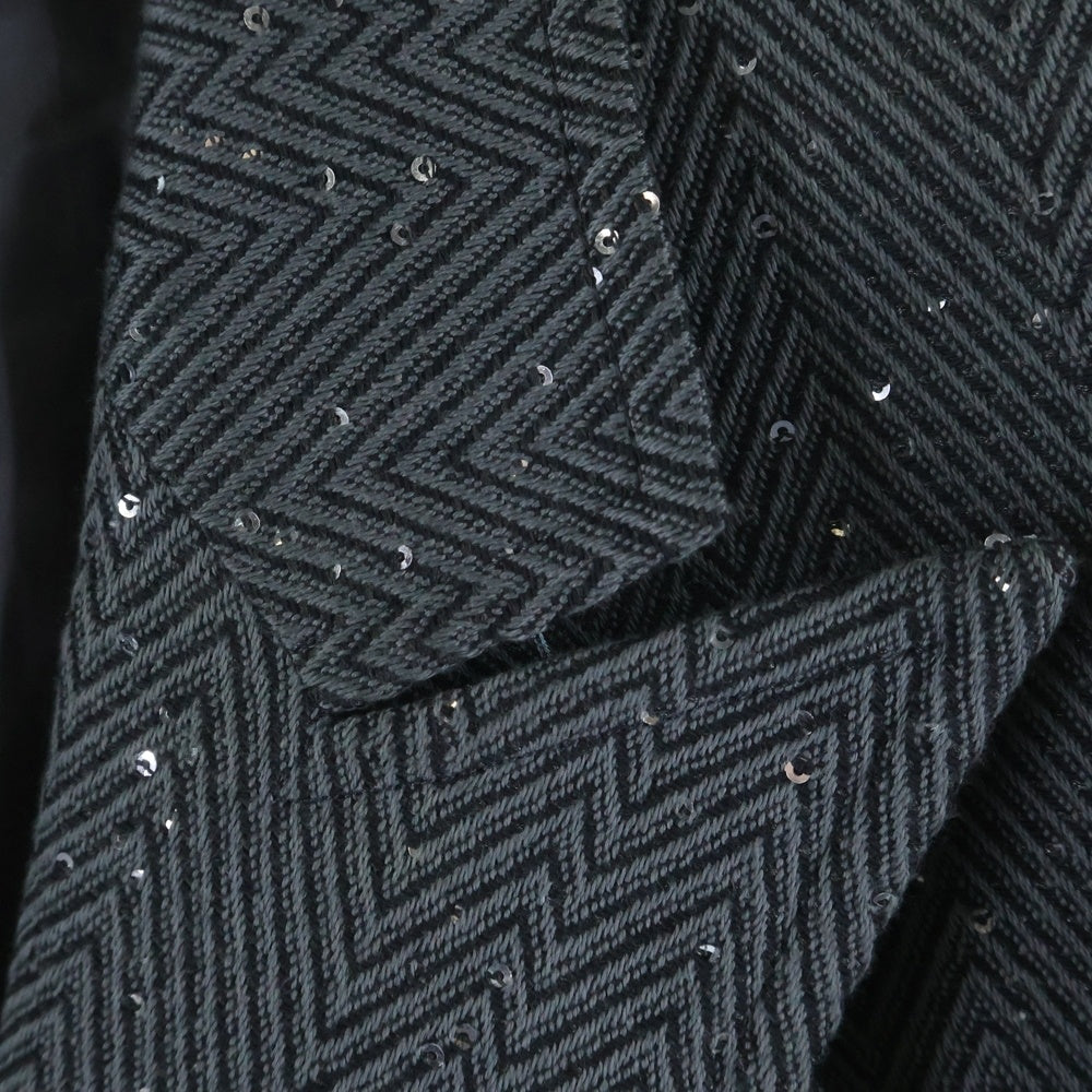 MASU(エムエーエスユー) SPARKLING TAILORED JACKET スパンコール テーラードジャケット グレー M25K6JK001