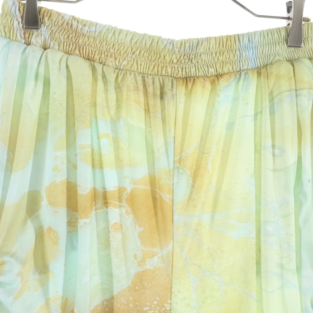 GB-MOUTH(ジービーマウス) JADE SKIN PANTS ジェード スキン サルエル ハーツ パンツ イエロー/ライトブルー