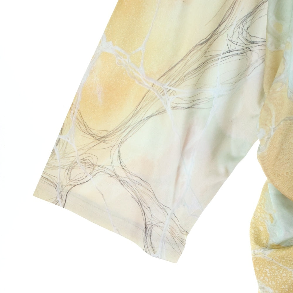 GB-MOUTH(ジービーマウス) JADE SKIN SHIRT ジェード スキン 半袖Tシャツ カットソー イエロー/ライトブルー