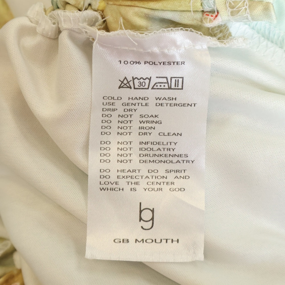 GB-MOUTH(ジービーマウス) JADE SKIN SHIRT ジェード スキン 半袖Tシャツ カットソー イエロー/ライトブルー