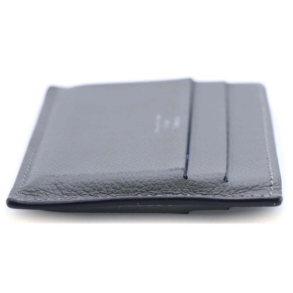 HERMES(エルメス) シチズンツイル 裏地デザイン レザーカードケース 名刺入れ 定期入れ ベージュ