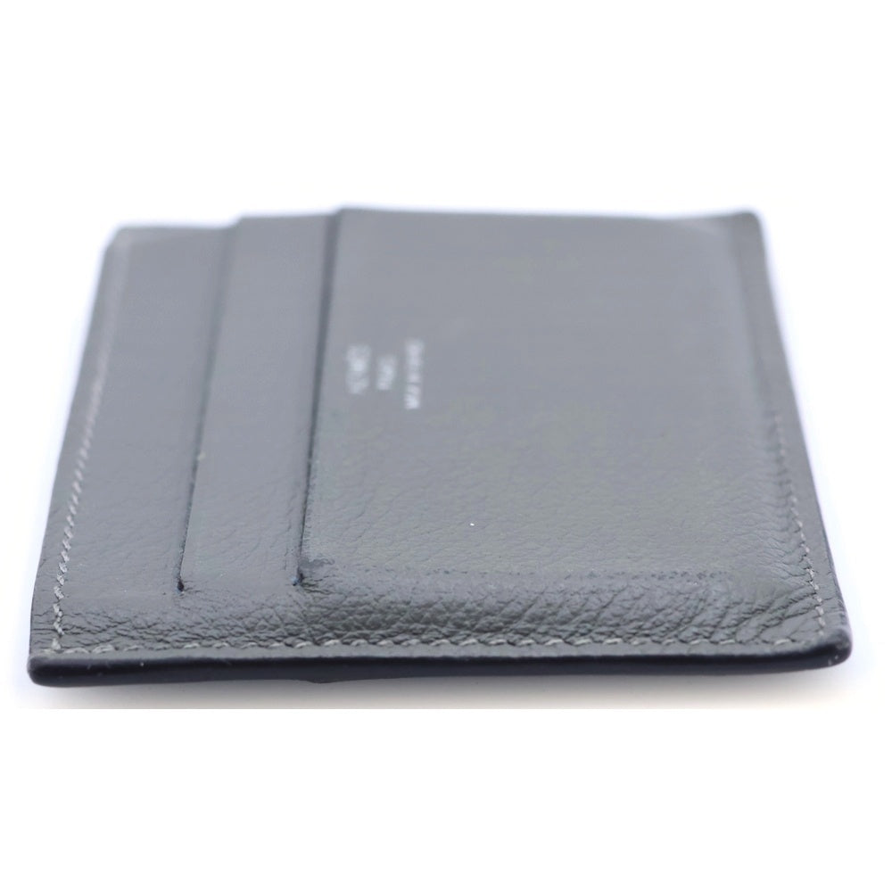 HERMES(エルメス) シチズンツイル 裏地デザイン レザーカードケース 名刺入れ 定期入れ ベージュ