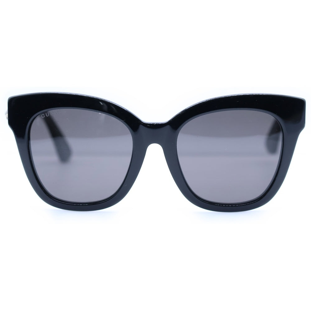 GUCCI(グッチ) Sunglasses キャットヘッド フォックス サングラス 眼鏡 アイウェア ブラック GG0029SA