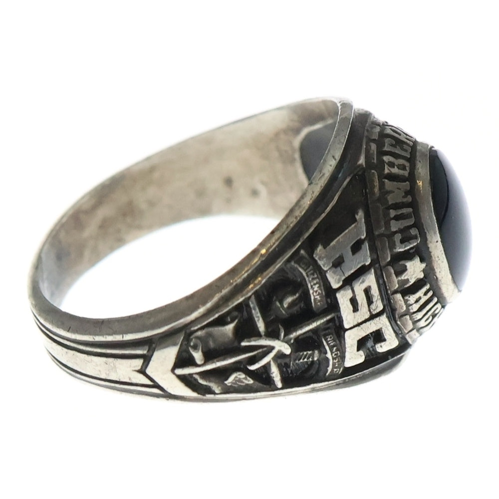 NO BRAND(ノーブランド) Cumberland College Ring 1969 ストーン カレッジリング シルバー