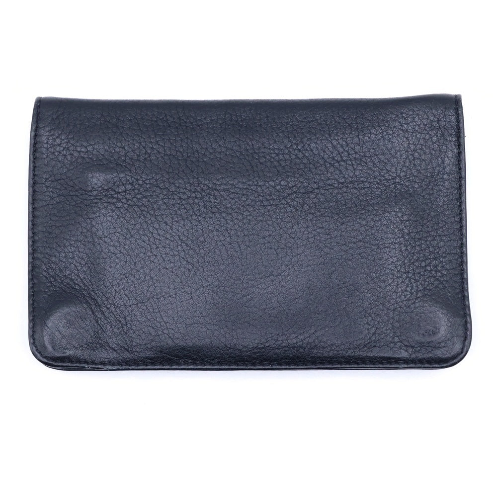A&G(エーアンドジー) 2SNAP WALLET 2つ折り財布 レザーウォレット ブラック