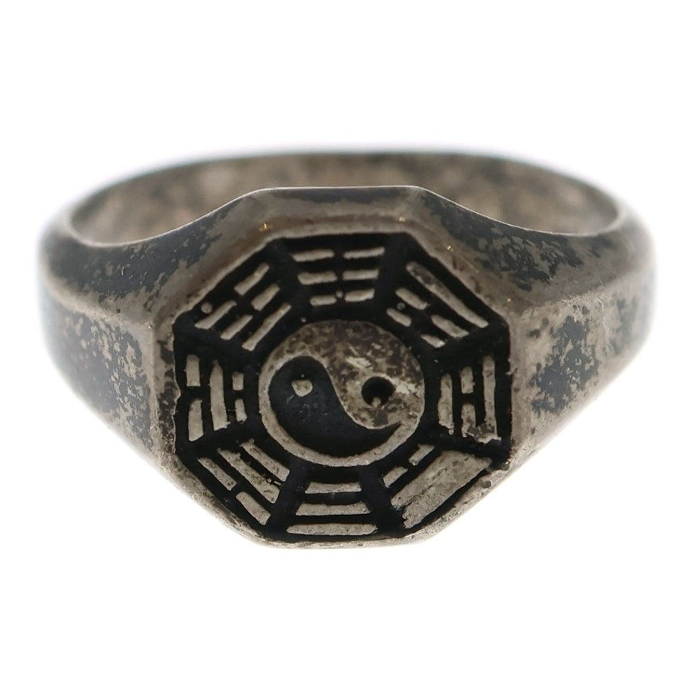 NO BRAND(ノーブランド) 陰陽デザイン リング シルバー