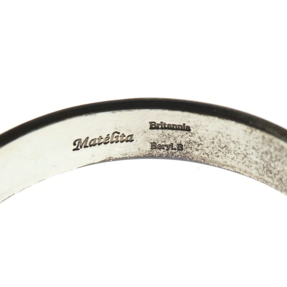 NO BRAND(ノーブランド) Britannia(ブリタニア) Belt Bangle ベルトバングル ブレスレット シルバー
