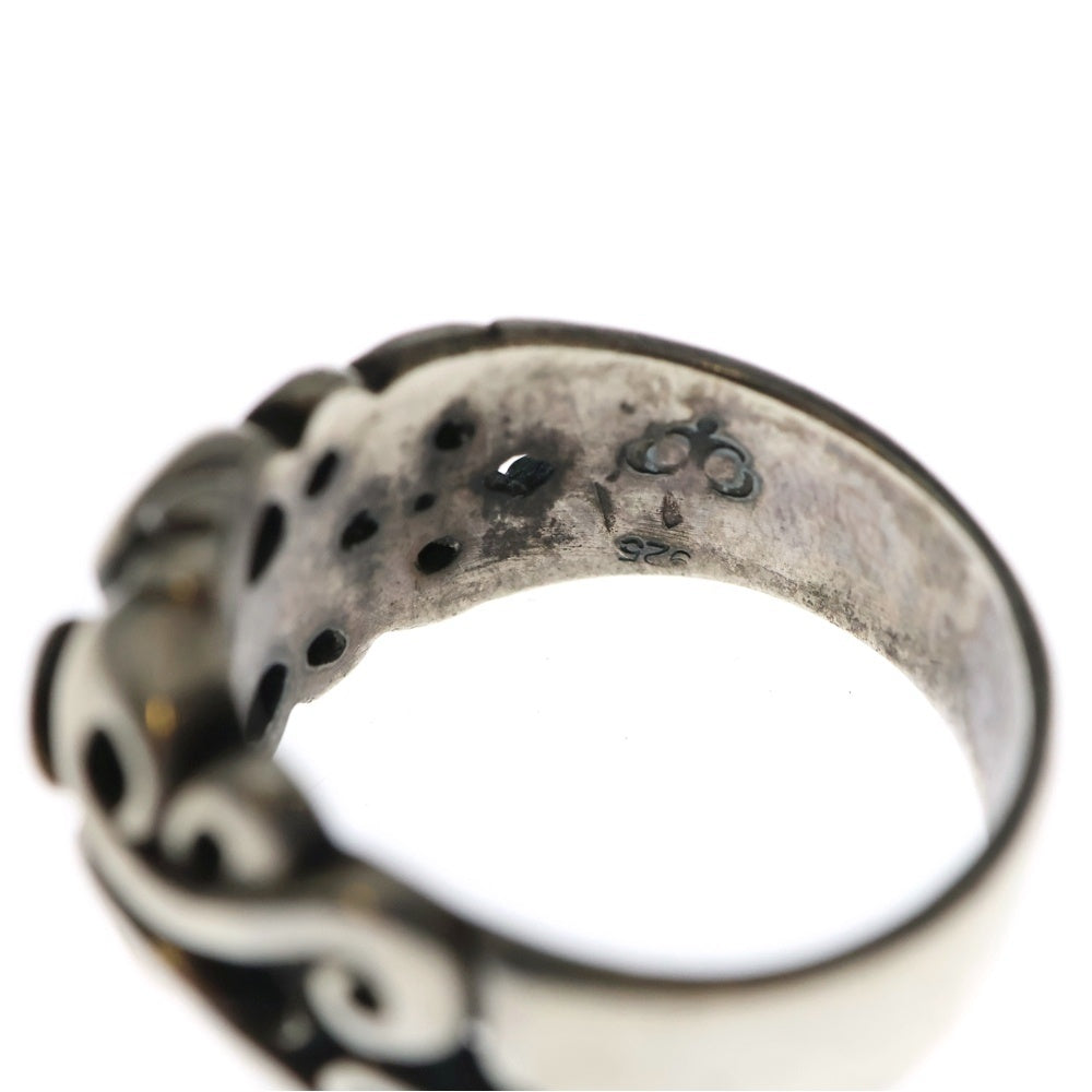 NO BRAND(ノーブランド) Floral Ring フローラルモチーフリング シルバー