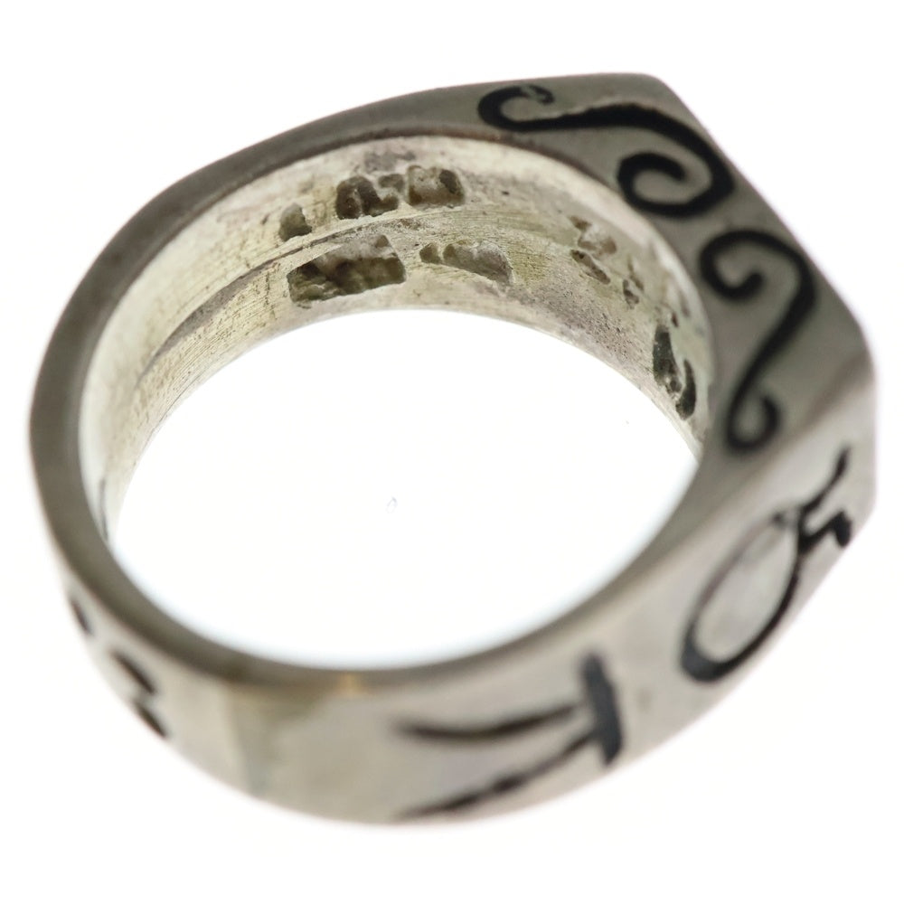 NO BRAND(ノーブランド) CARPE DIEM カルぺ ディエム シグネットリング シルバー