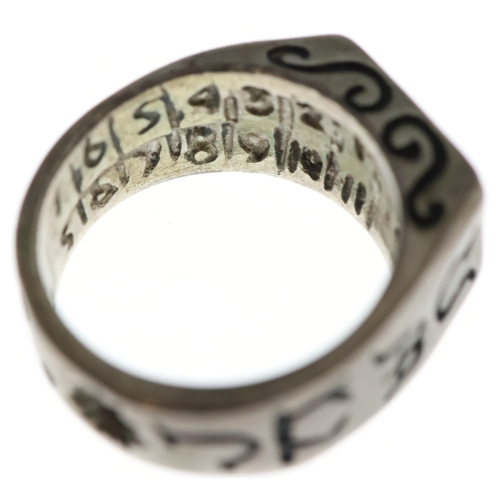 NO BRAND(ノーブランド) CARPE DIEM カルぺ ディエム シグネットリング シルバー