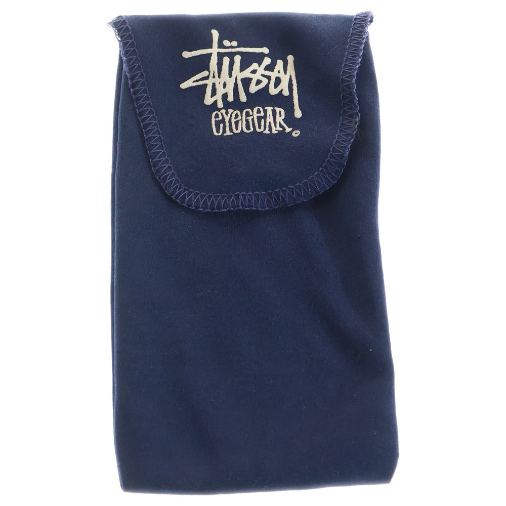 STUSSY(ステューシー) 90S VINTAGE ×藤原ヒロシ Hiroshi ウェリントンサングラス 眼鏡 アイウェア ブラック
