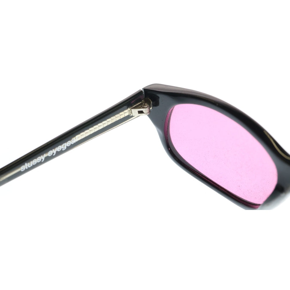 STUSSY(ステューシー) 90S VINTAGE OLD michael オールド カラーレンズ スクエアフレームサングラス 眼鏡 アイウェア ブラック