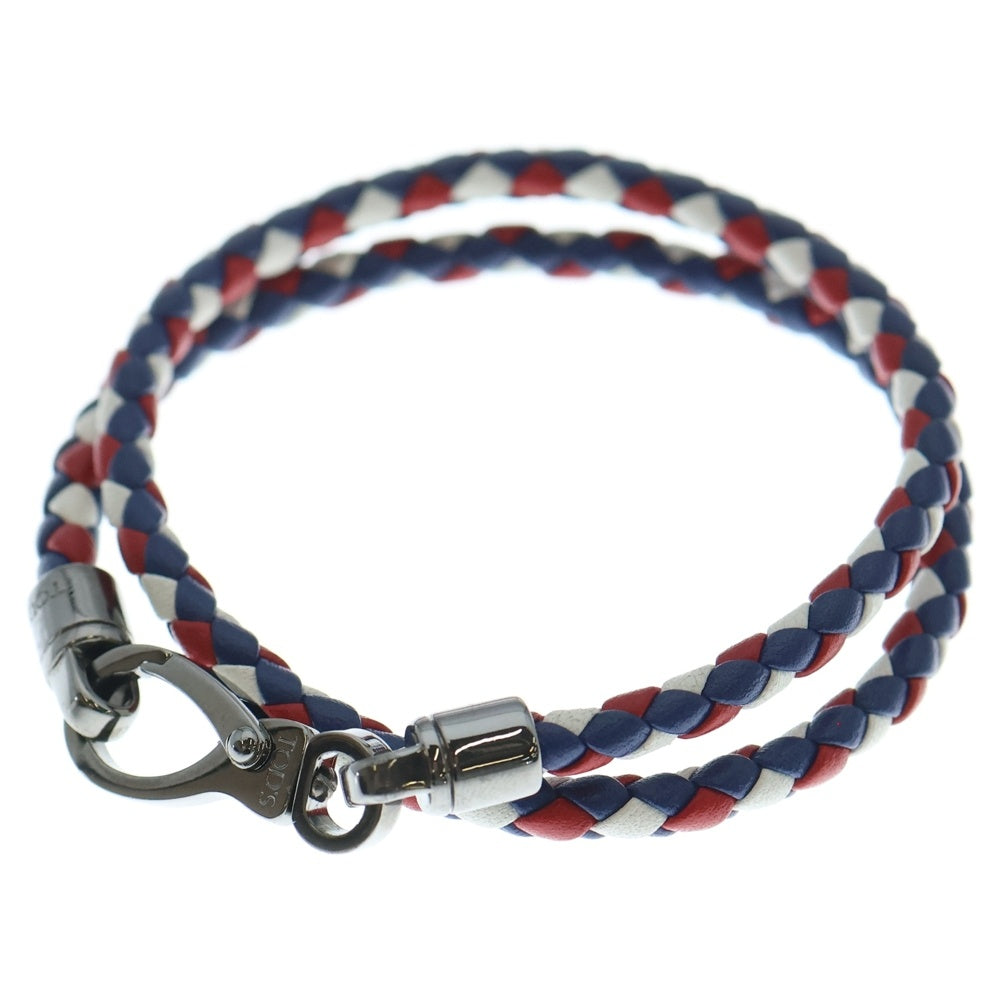 TOD'S(トッズ) Leather Bracelet 2連レザーブレスレット マルチ レディース