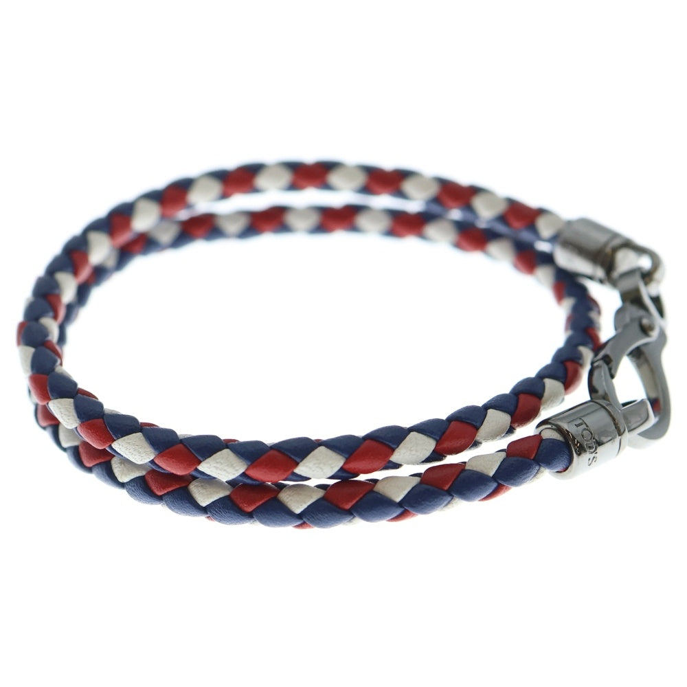 TOD'S(トッズ) Leather Bracelet 2連レザーブレスレット マルチ レディース