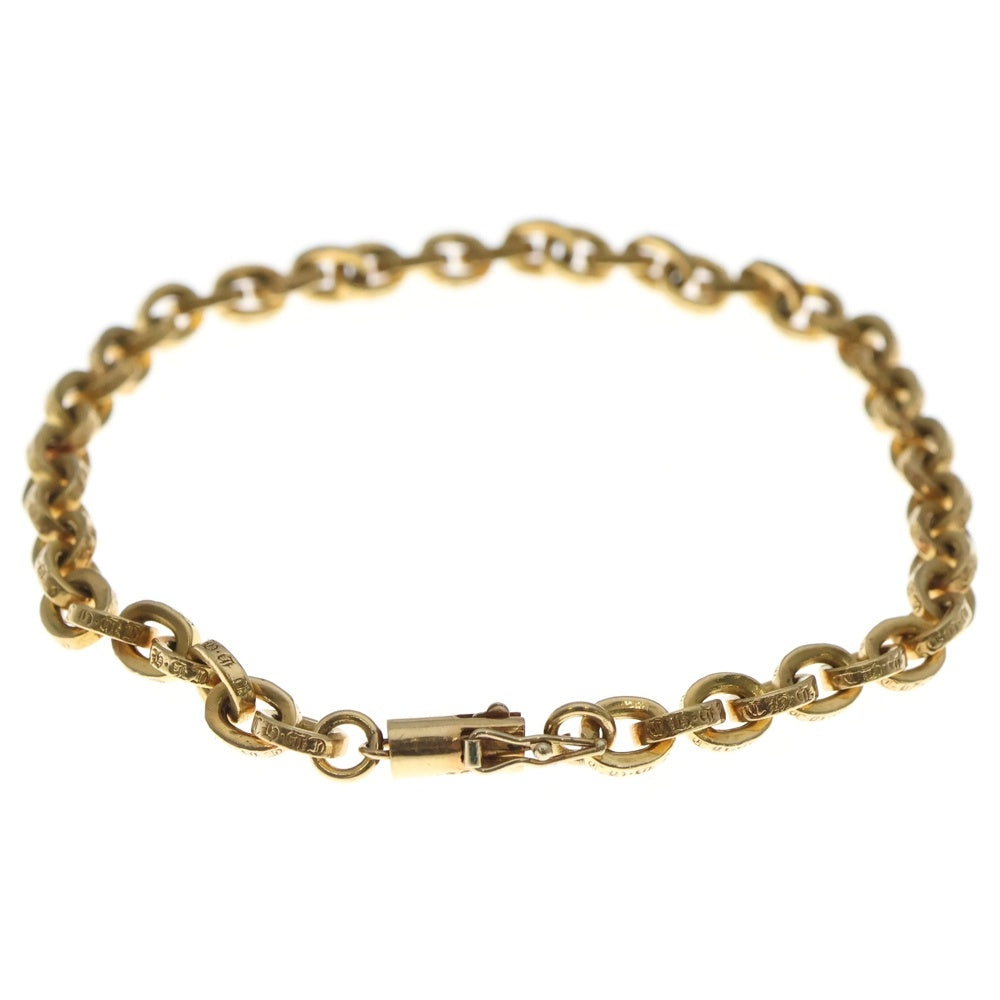 CHROME HEARTS(クロムハーツ) 22K PAPER CHAIN ペーパーチェーン ブレスレット ゴールド BCA025