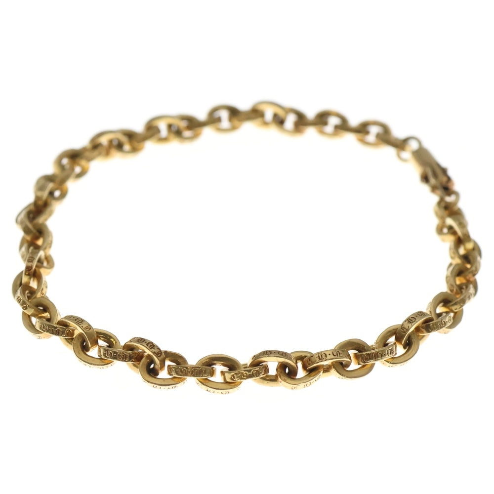 CHROME HEARTS(クロムハーツ) 22K PAPER CHAIN ペーパーチェーン ブレスレット ゴールド BCA025