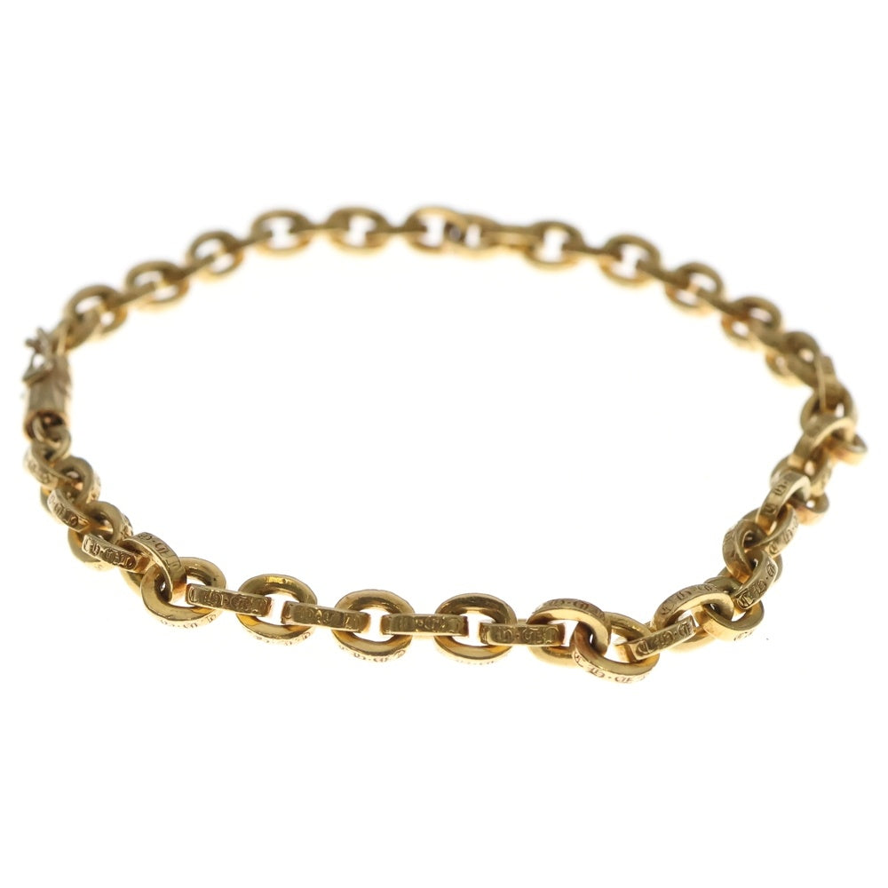 CHROME HEARTS(クロムハーツ) 22K PAPER CHAIN ペーパーチェーン ブレスレット ゴールド BCA025
