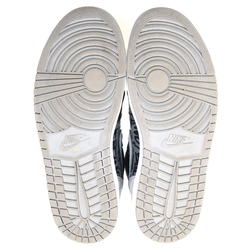 NIKE(ナイキ) AIR JORDAN 1 RETRO HIGH OG REBELLIONAIRE エアジョーダン1 レベリオネア ハイカットスニーカー ブラック/グレー US10.5/28.5cm 555088-036