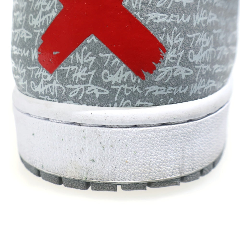 NIKE(ナイキ) AIR JORDAN 1 RETRO HIGH OG REBELLIONAIRE エアジョーダン1 レベリオネア ハイカットスニーカー ブラック/グレー US10.5/28.5cm 555088-036