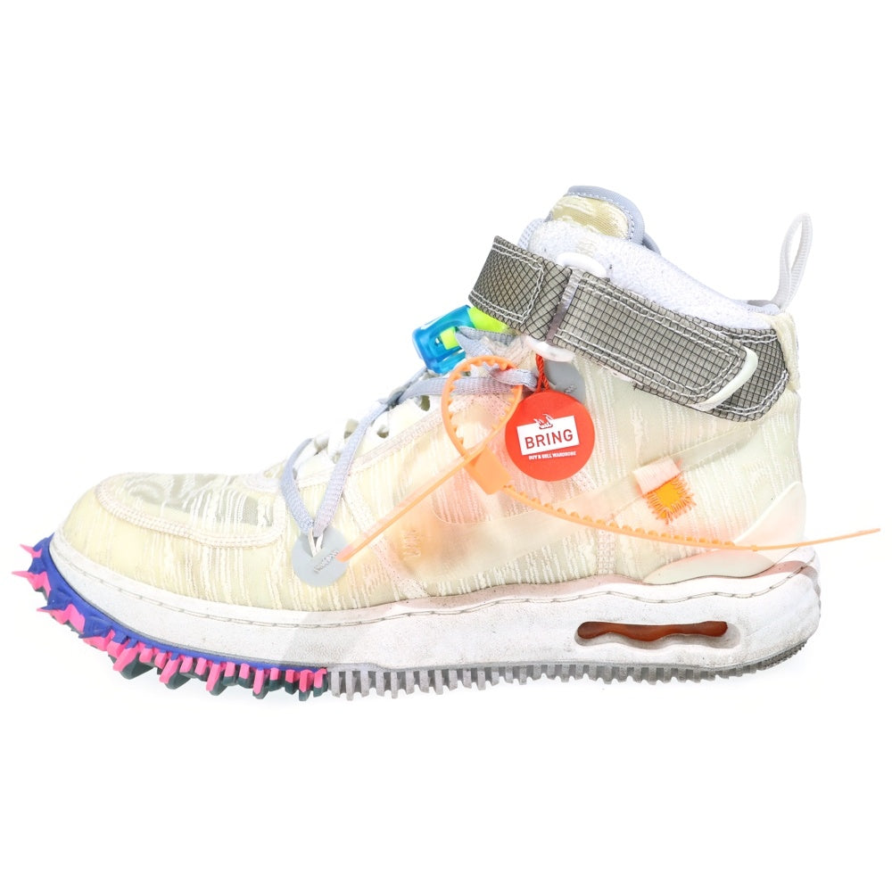 NIKE(ナイキ) ×OFF-WHITE AIR FORCE 1 MID SP オフホワイト エアフォース1 ミッドカットスニーカー ホワイト US10/28cm DO6290-100